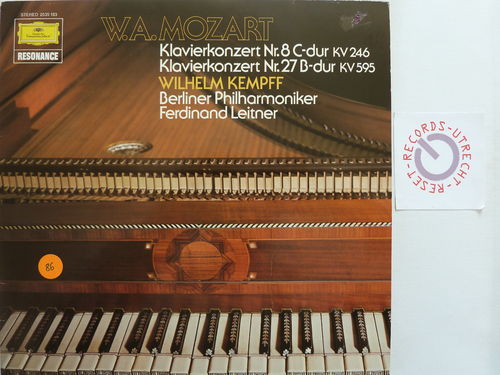 Berliner Philharmoniker / Wilhelm Kempff - Mozart Klavierkonzert Nr. 8 + Nr. 27