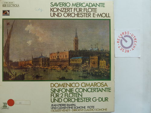 Saverio Mercadante - Konzert fur Flote / Domenico Cimarosa - Sinfonie Concertante fur 2 Floten
