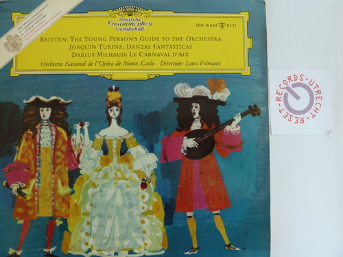 Orchestre National de l'Opera de Monte Carlo/Louis Fremaux - Britten Turina Milhaud