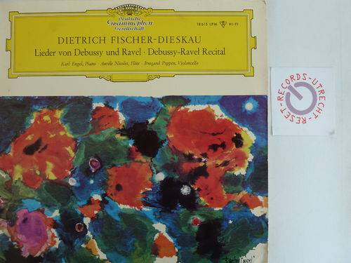 Dietrich Fischer Dieskau - Lieder von Debussy und Ravel - Debussy Ravel Recitel