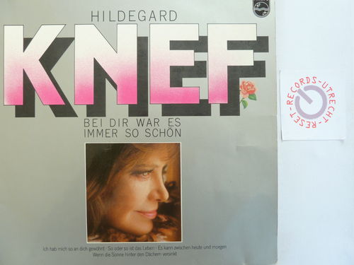 Hildegard Knef - Bei dir war es immer so schon