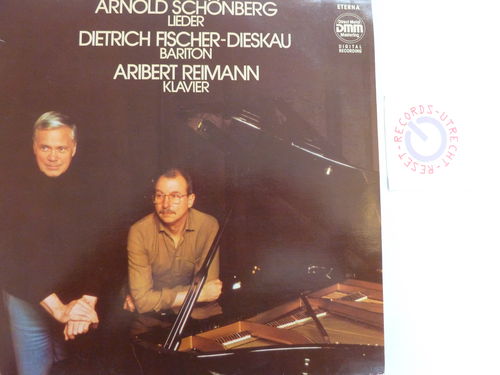 Dietrich Fischer Dieskau/ Aribert Reimann - Arnold Schonberg Lieder